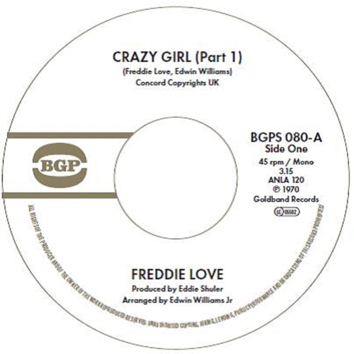 LP ploča Freddie Love - Crazy Girl (LP)