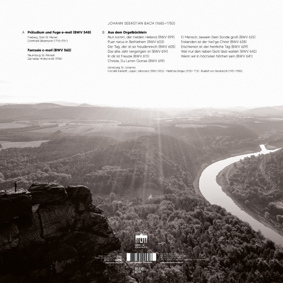 Disque vinyle Jorg Halubek - Bach: Organ Landscapes (LP)