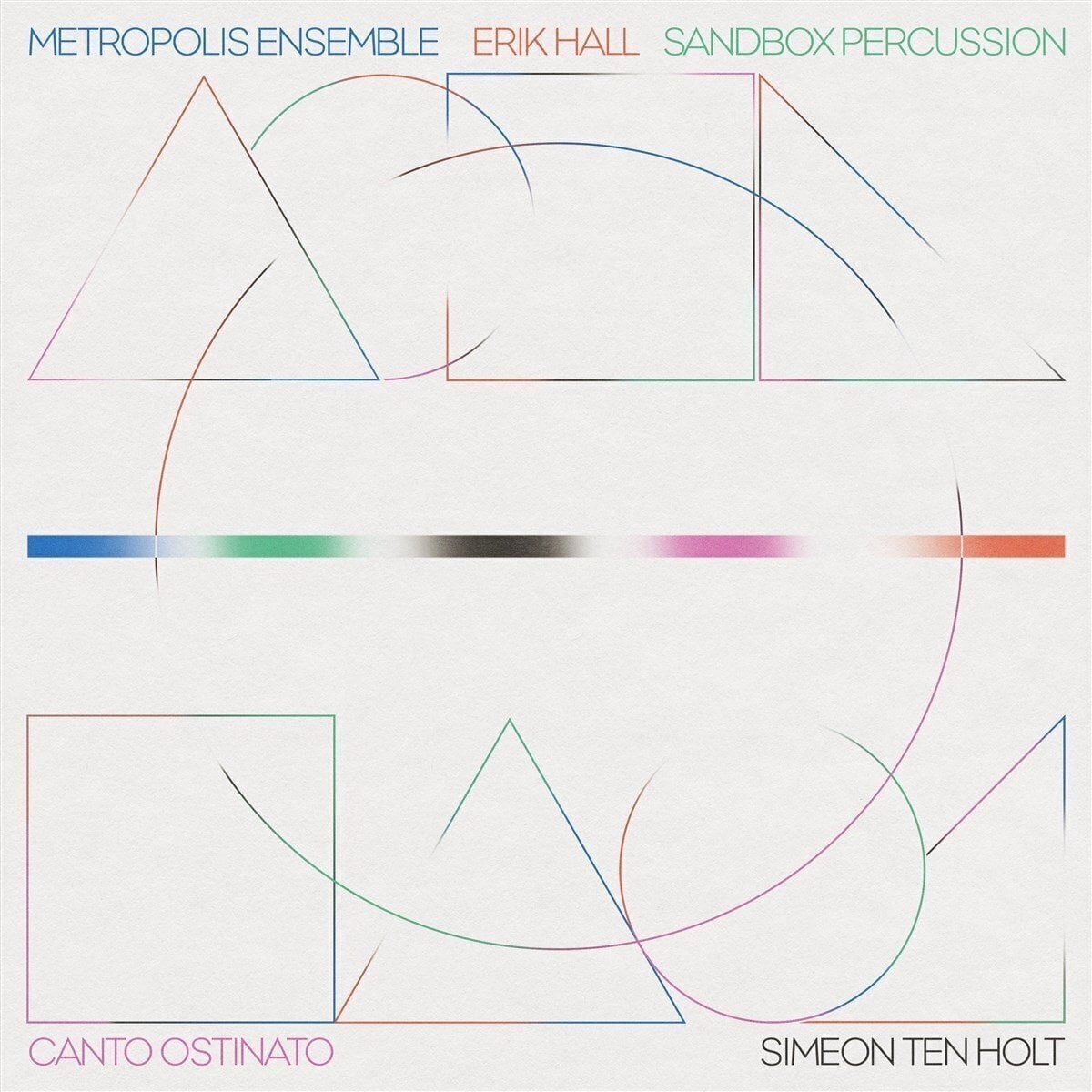 Грамофонна плоча Metropolis Ensemble & Erik Hall & Sandbox Percussion - Canto Ostinato (LP)