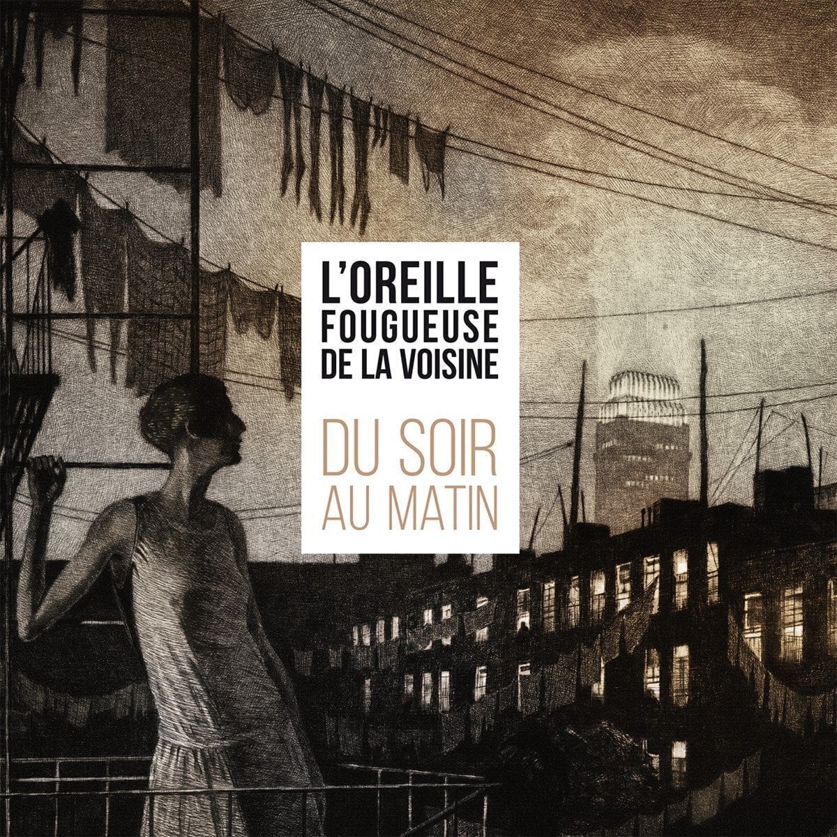 Vinyl Record L'oreille Fougueuse De La Voisine - Du Soir Au Matin (LP)