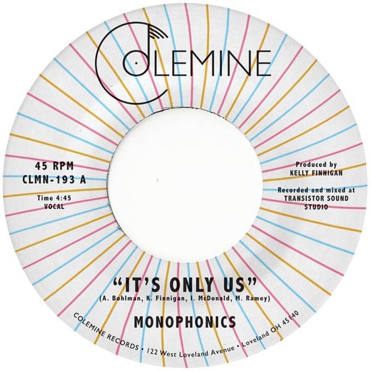 LP Monophonics - It's Only Us (7")