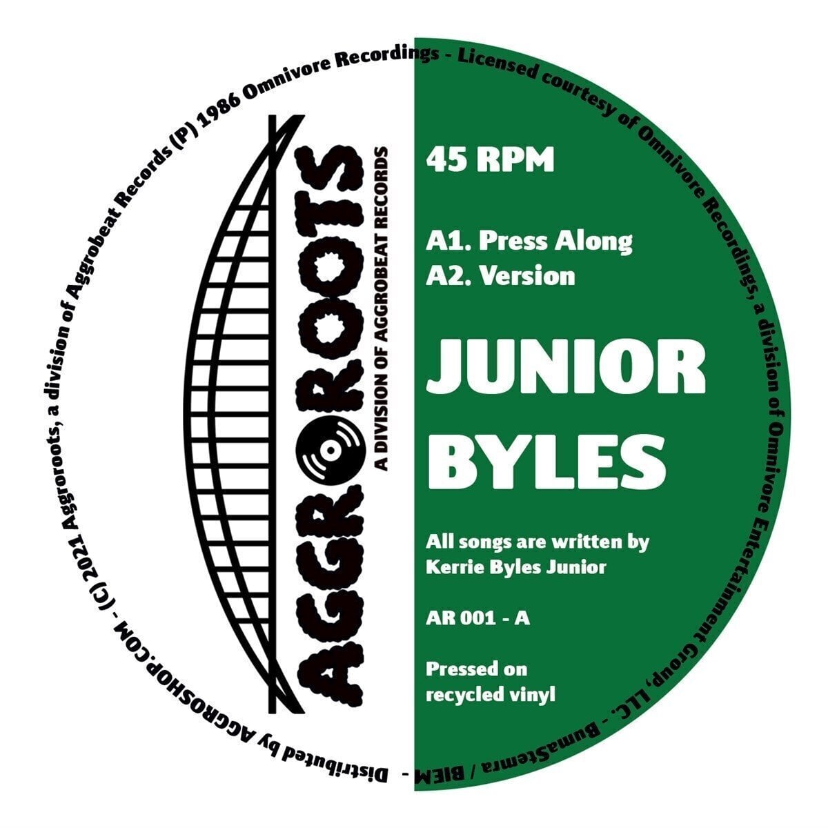 Грамофонна плоча Junior Byles - Press Along / Thanks And Praise (LP)