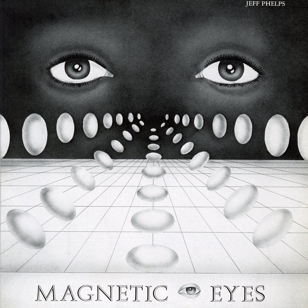 LP ploča Jeff Phelps - Magnetic Eyes (Reissue) (Smog Gray Swirl Coloured) (LP)