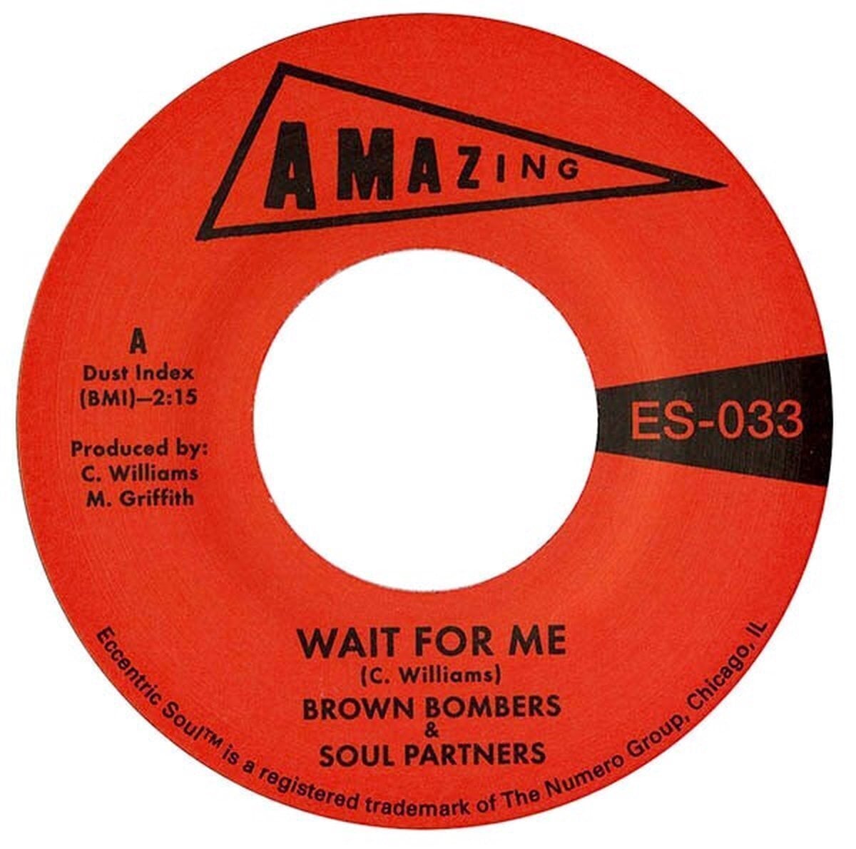 Disque vinyle Brown Bombers & Soul Partners - Wait For Me (File)