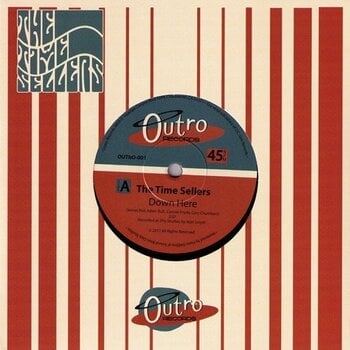 Vinyl Record The Time Sellers - Down Here / Hat And The Crown (7") - 1
