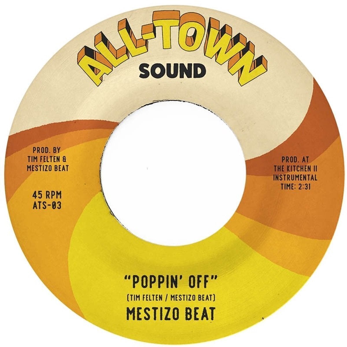 Vinyl Record Mestizo Beat - Poppin' Off (7")