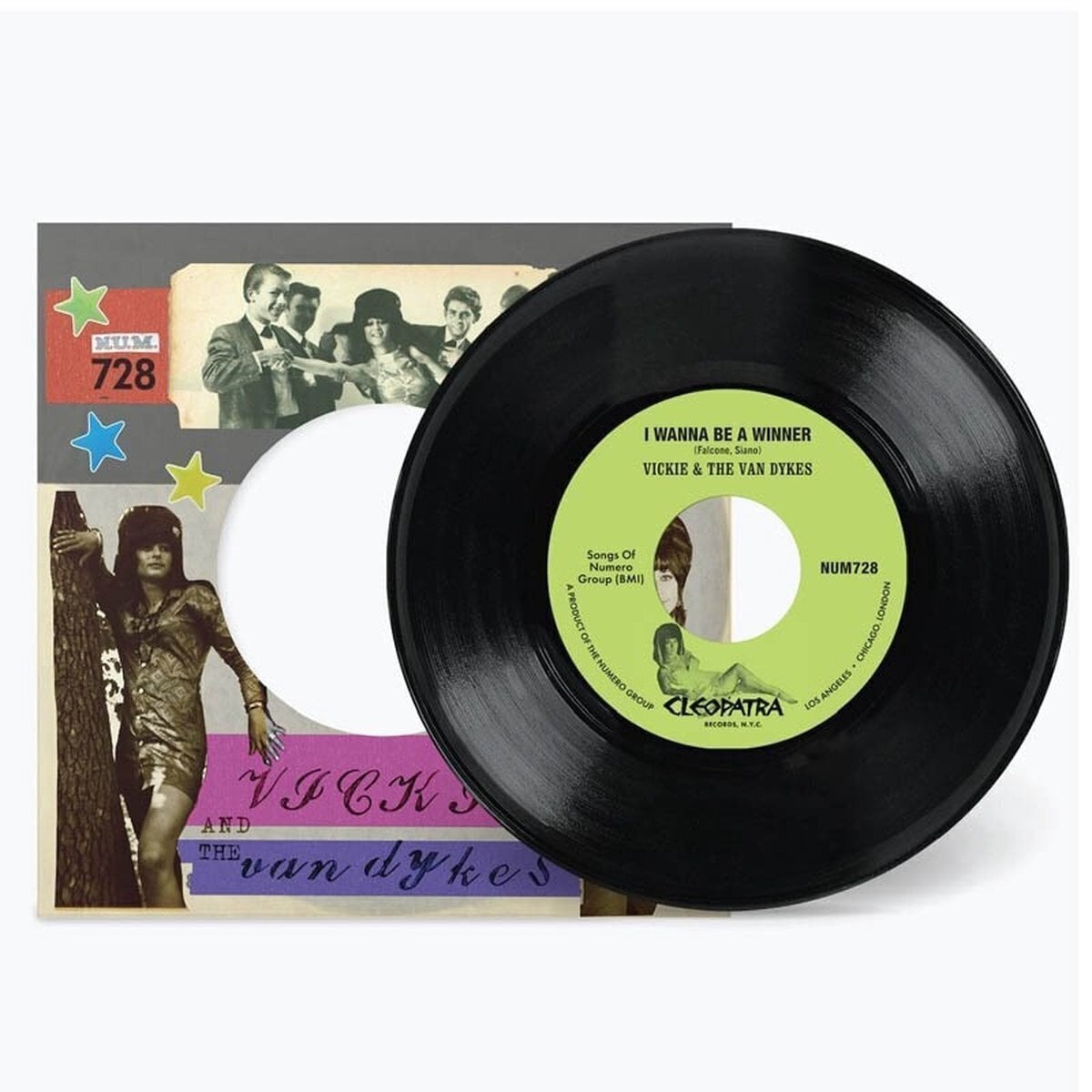 LP ploča Vickie & The Van Dykes - I Wanna Be A Winner / Outcast (7")