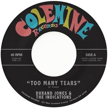 LP ploča Durand Jones & The Indications - Too Many Tears / Cruisin' To The Parque (Reissue) (7") - 1