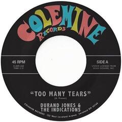 Vinylplate Durand Jones & The Indications - Too Many Tears / Cruisin' To The Parque (Reissue) (Sea Glass Blue Coloured) (7")
