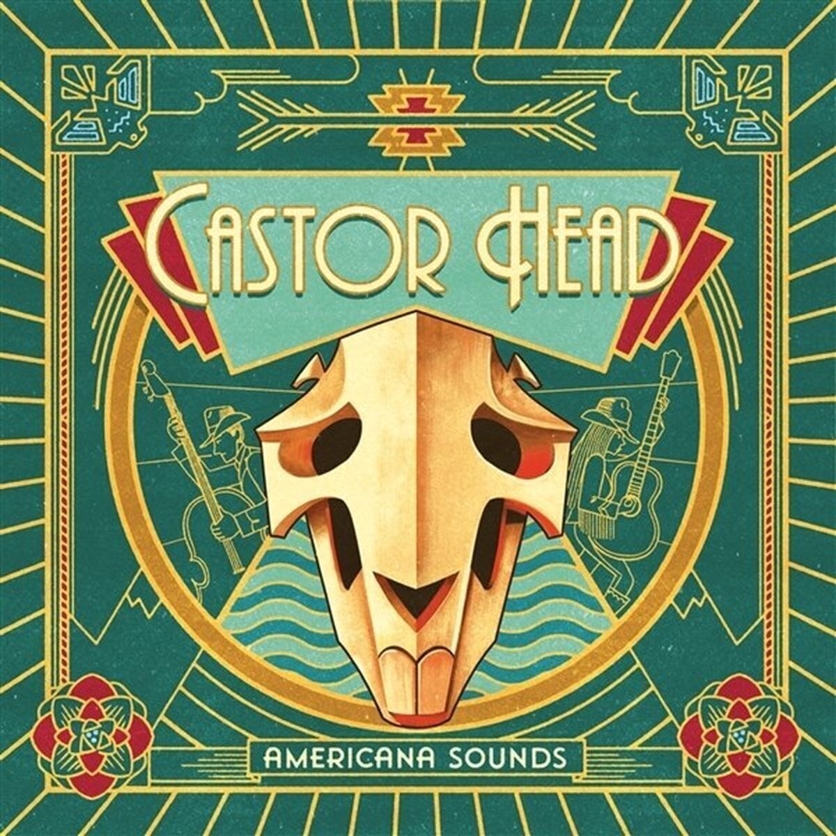 Vinylskiva Castor Head - Americana Sounds (EP)