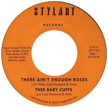 Hanglemez Thee Baby Cuffs & Cold Diamond & Mink - There Ain't Enough Roses (Orange Coloured) (LP) - 1