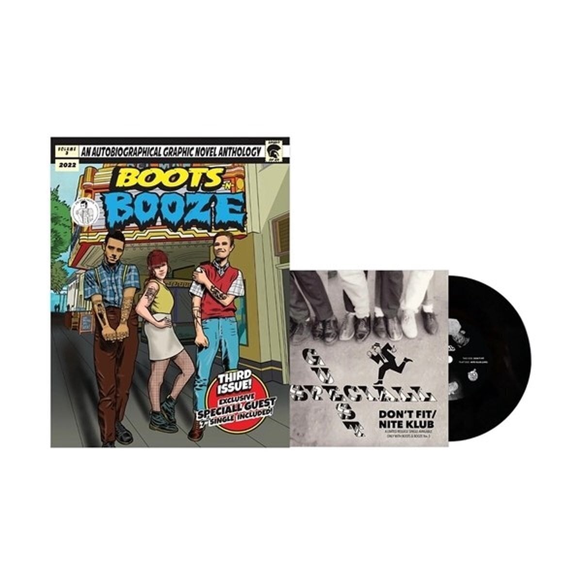 Disque vinyle Boots N Booze (w - Comic #3 (LP)