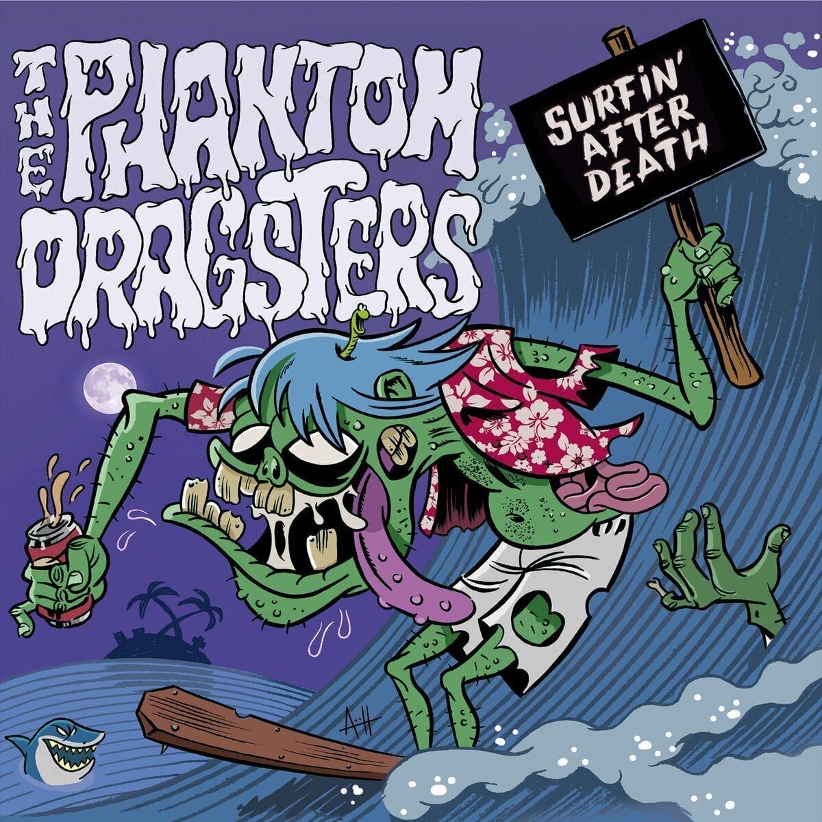 Vinyl Record The Phantom Dragsters - Surfin' After Death (LP)