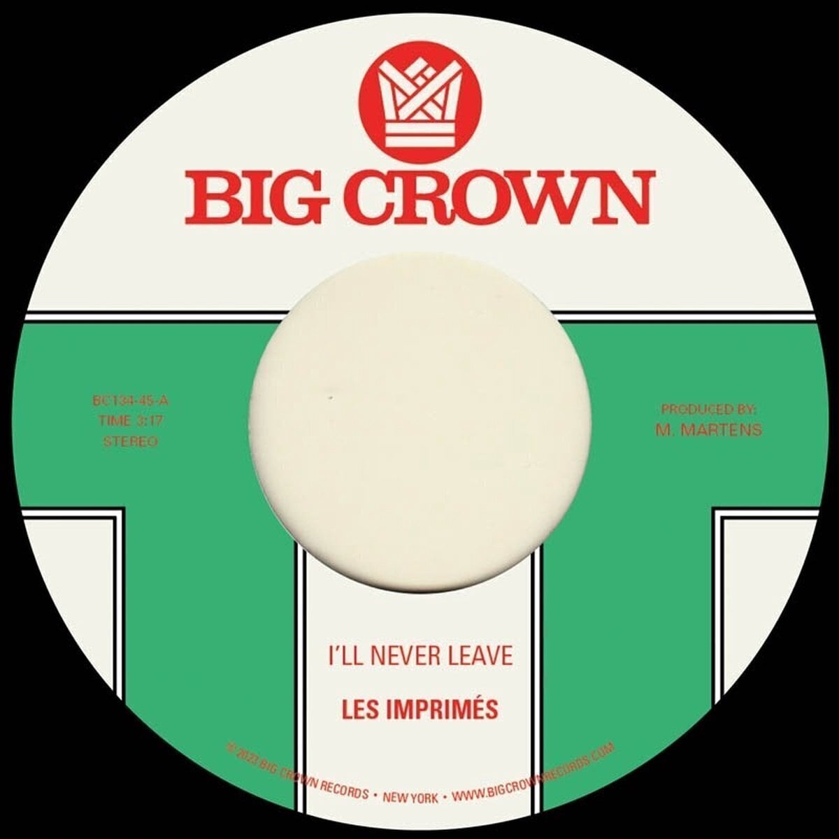 Hanglemez Les Imprimés - I'll Never Leave / If I (7")