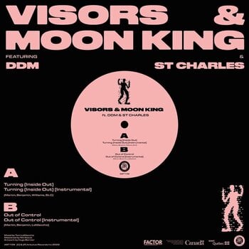 Hanglemez Visors & Moon King & DDM & St Charles - Turning b/w Out Of Control (LP) - 1