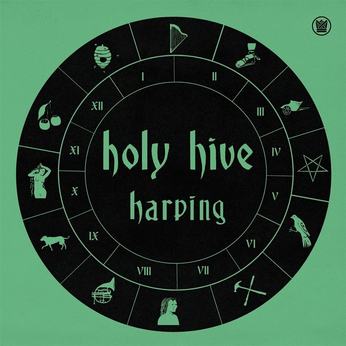 Hanglemez Holy Hive - Harping (Limited Edition) (Holy Turquoise Coloured) (EP)