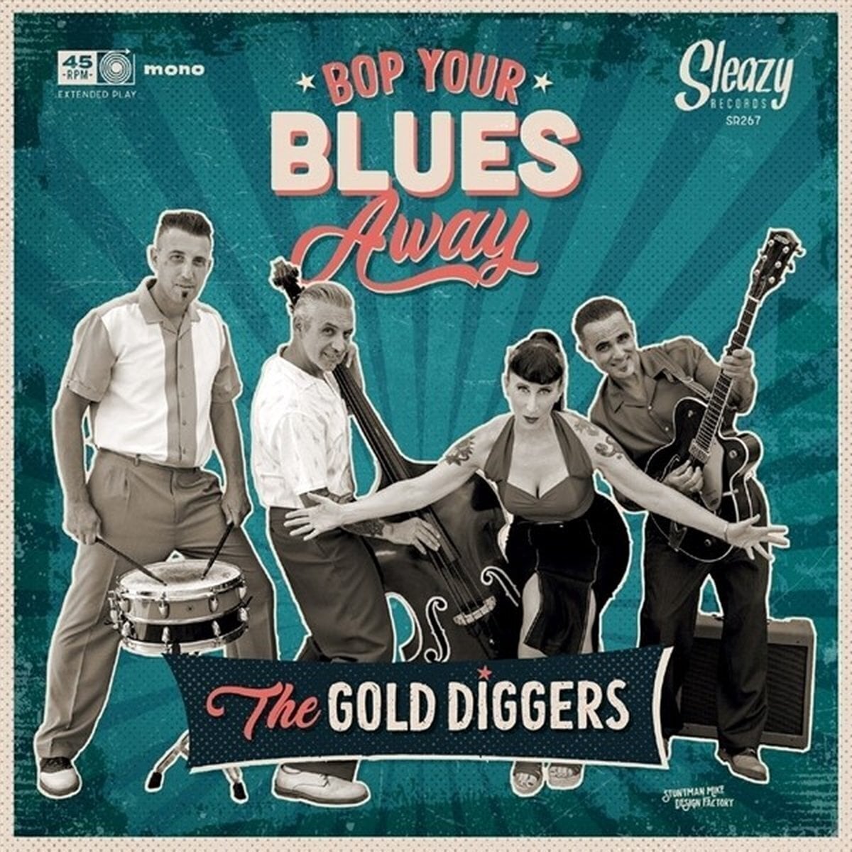 Vinylplade The Gold Diggers - Bop Your Blues Away (LP)