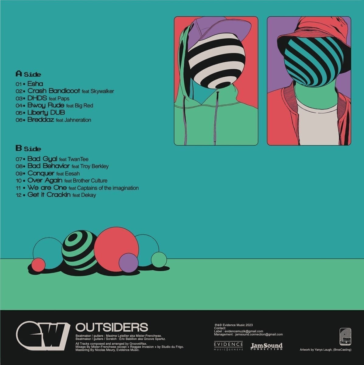 Hanglemez Groovewax - Outsiders (LP)