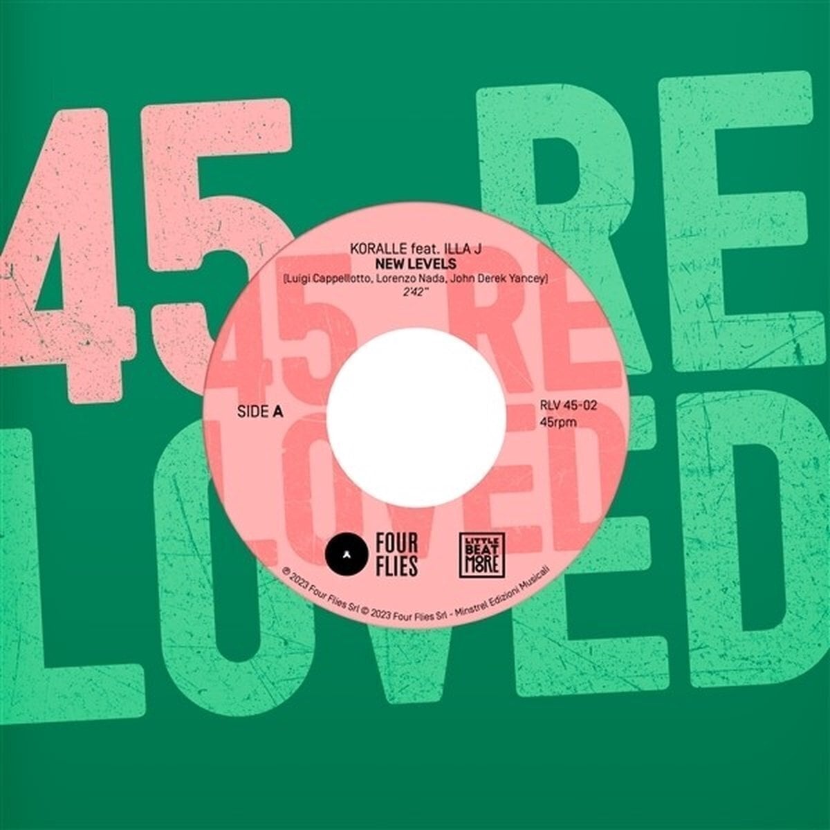 LP Koralle & Illa J & Modern Sound Quartet - New Levels / Chartreuse (7")