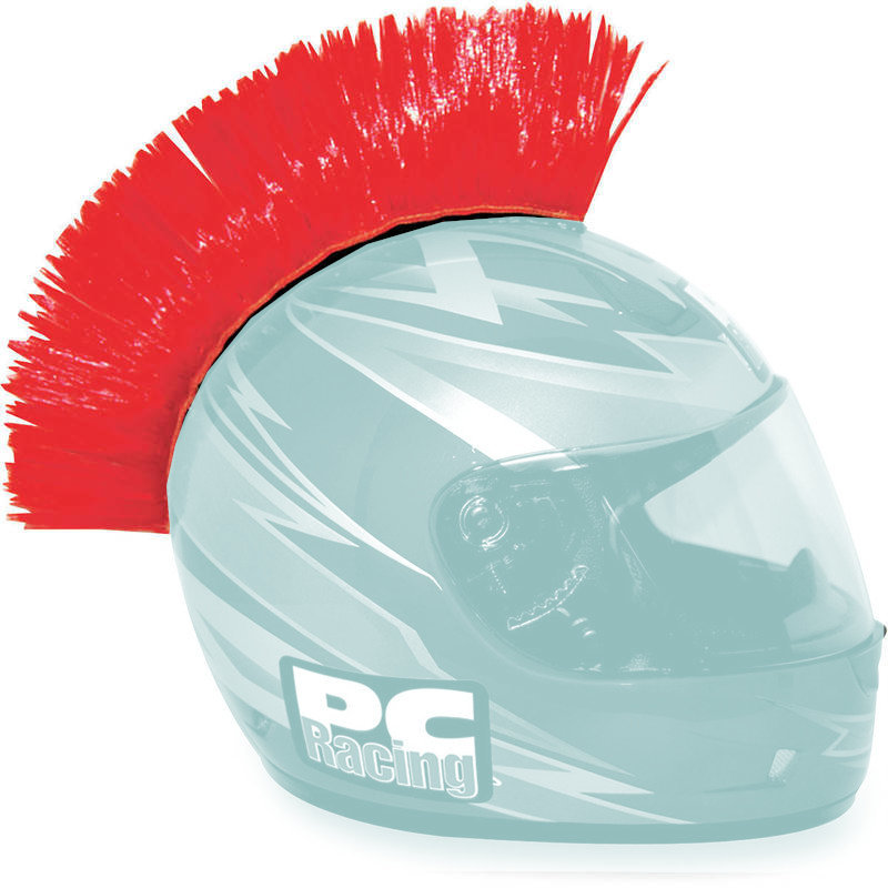Akcesoria do kasków motocyklowych PC Racing Helmet Mohawk Red
