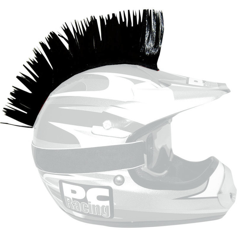 Motorradhelm zubehör PC Racing Helmet Mohawk Black