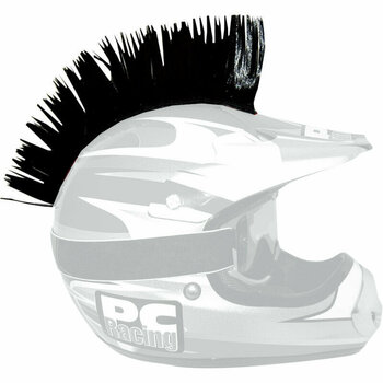 Accessories for Motorcycle Helmets PC Racing Helmet Mohawk Black - 1