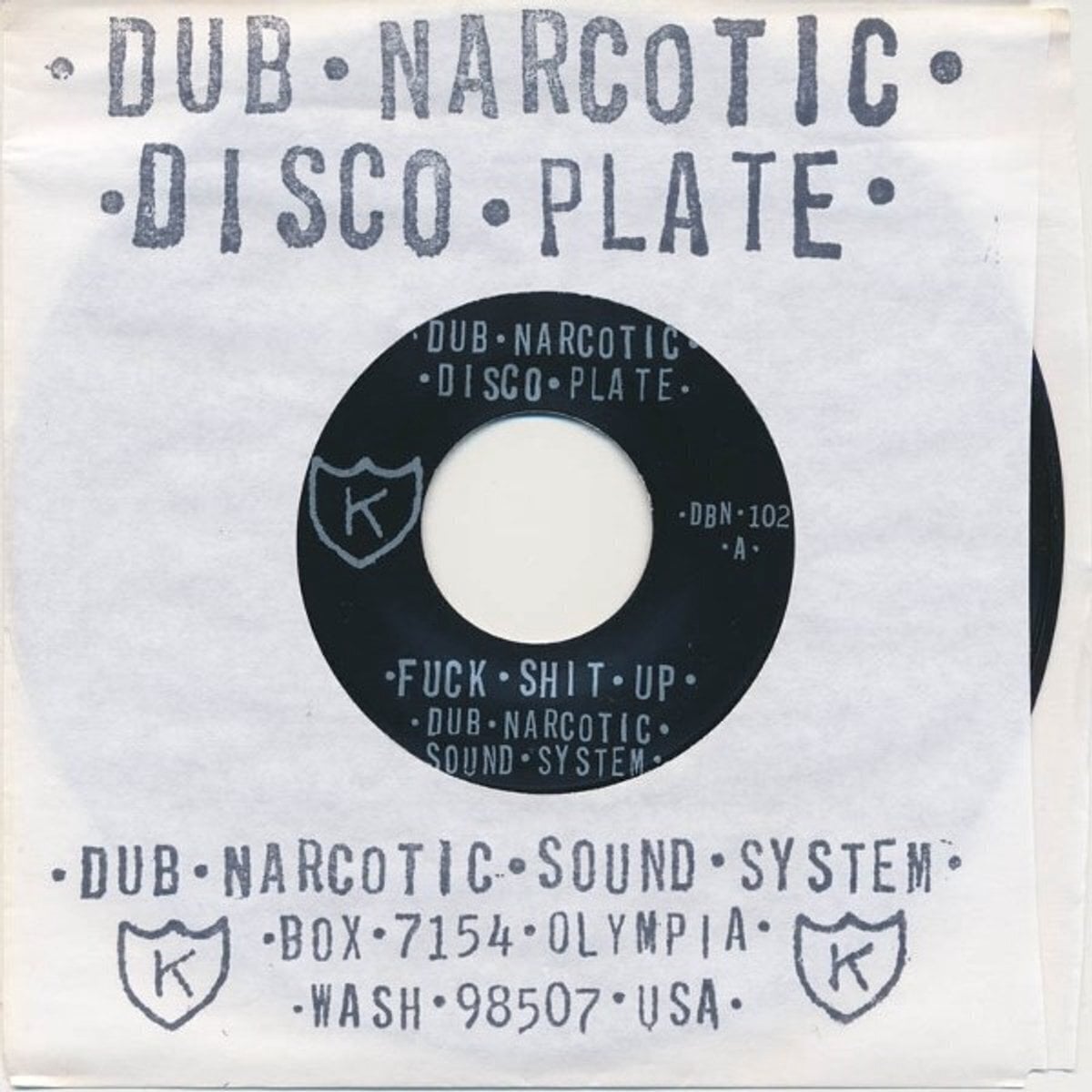 Disque vinyle Dub Narcotic Sound System - Fuck Shit Up (LP)