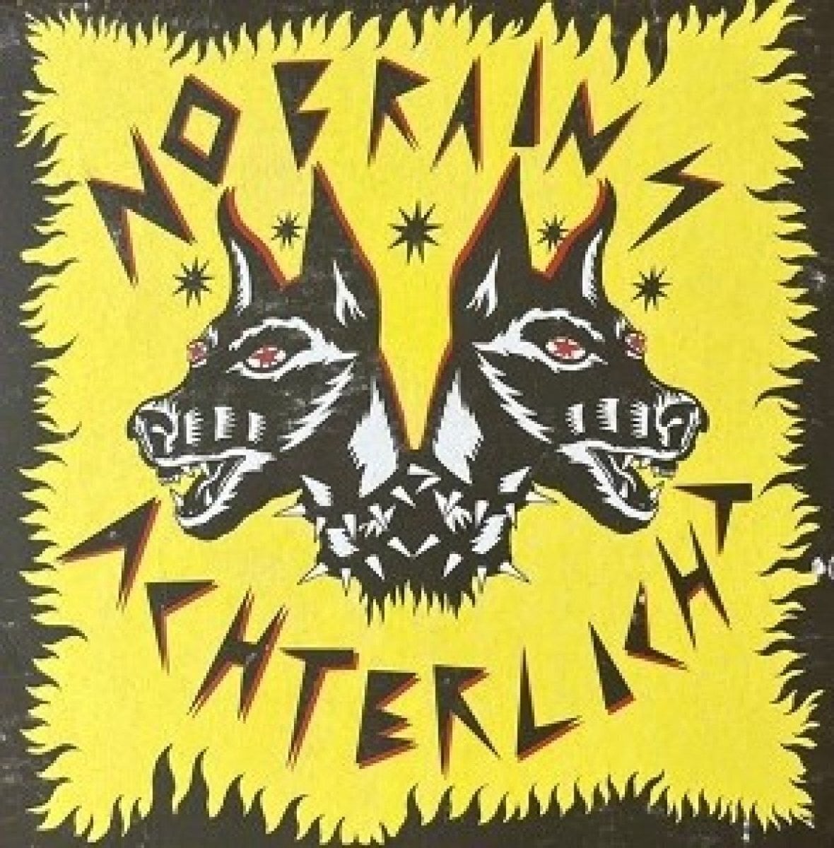 Schallplatte Achterlicht & No Brains - Split 7" (LP)