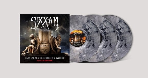 Hanglemez Sixx: A.M. - Prayers For The Damned & Blessed Deluxe Edition (Trifold Clear Smoke Coloured) (3 LP) - 1