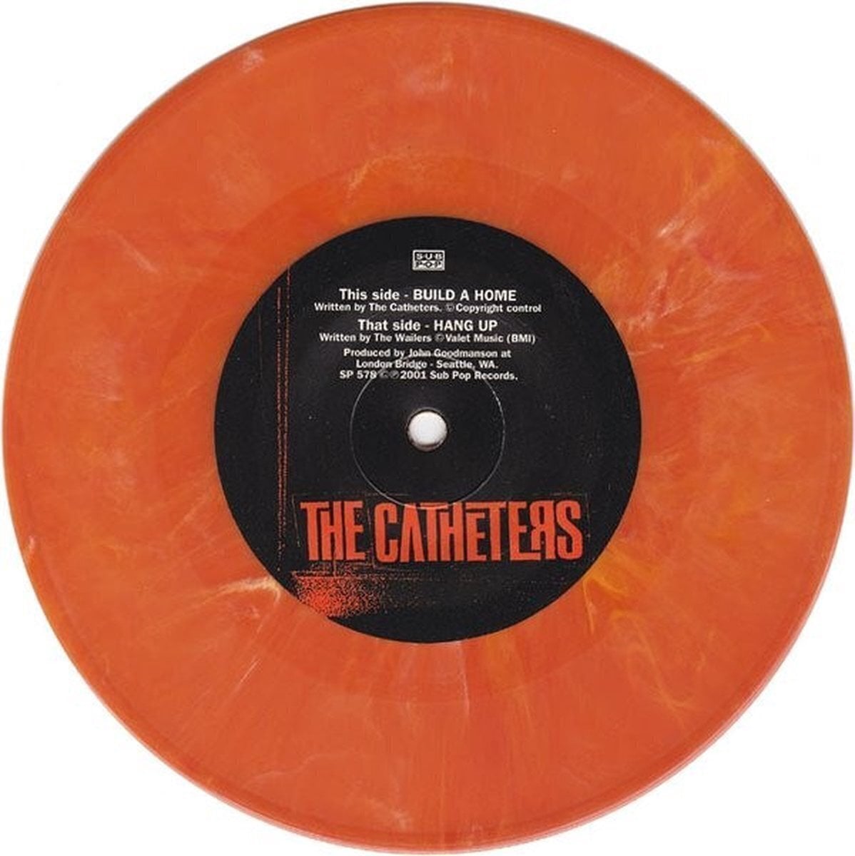 Hanglemez The Catheters - Build A Home (Orange Coloured) (7")