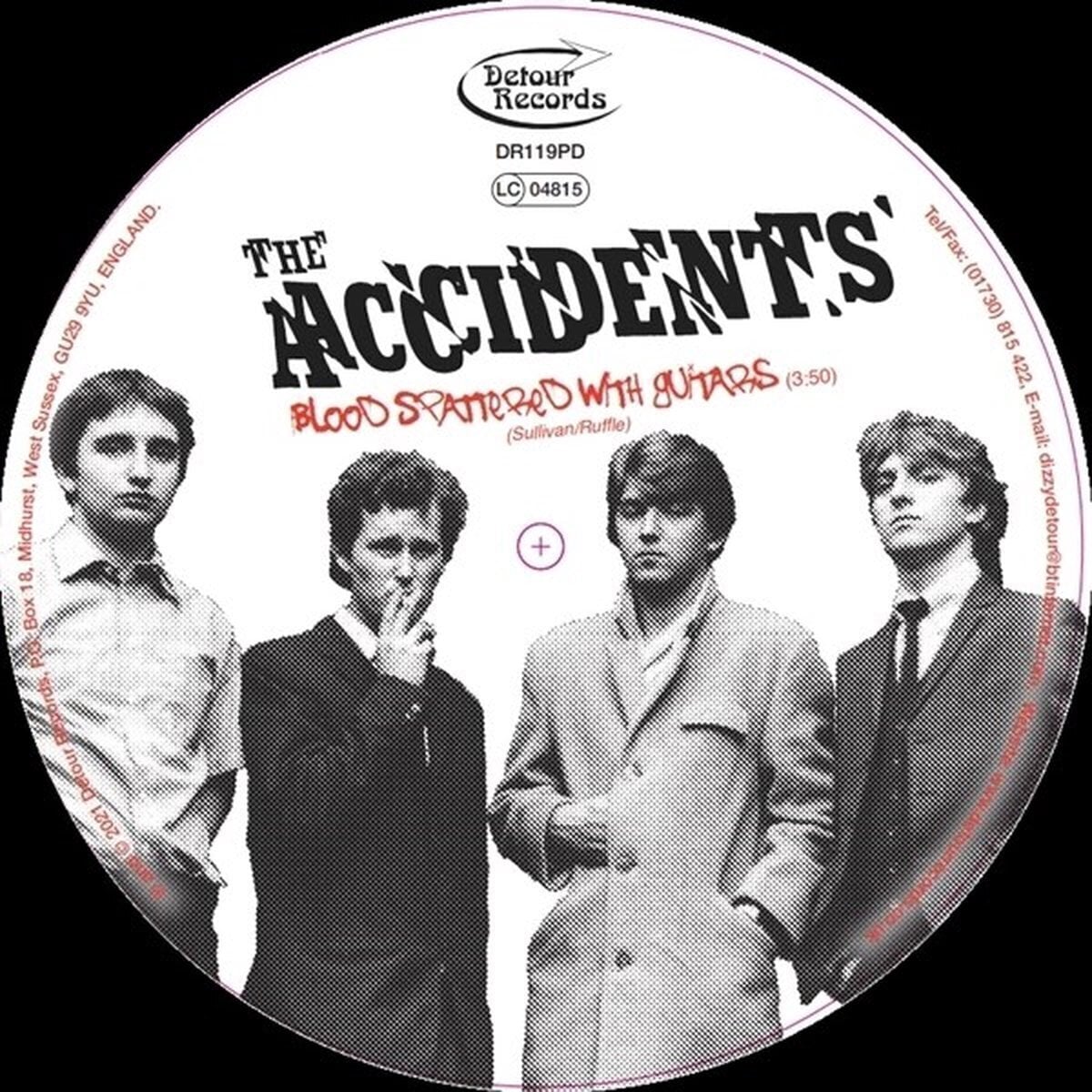 Vinyl Record The Accidents - Blood Spattered With Guitars (Limited Edition) (EP)