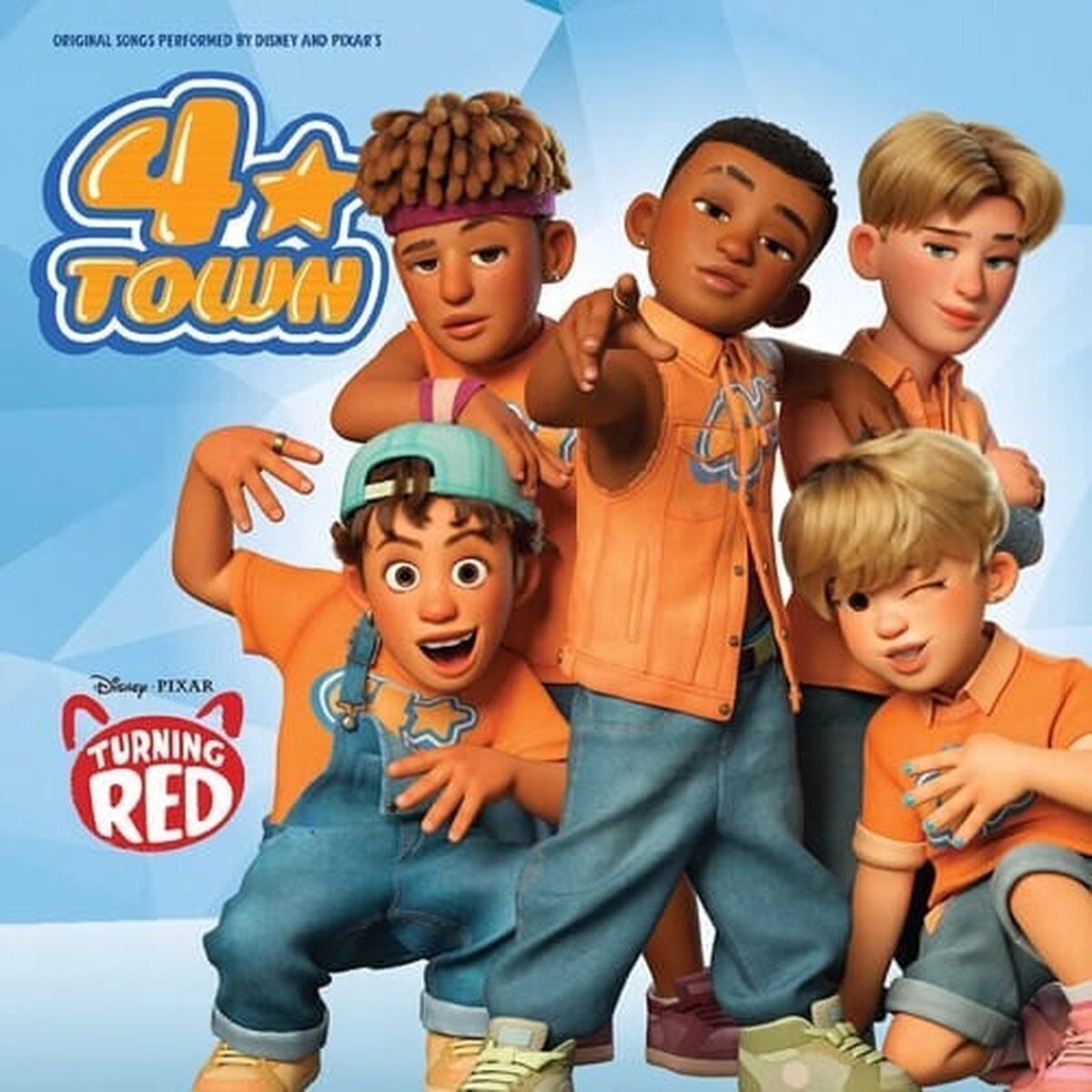 Schallplatte 4*Town - Turning Red (3 Songs From Turning Red) (Translucent Orange Coloured) (EP)