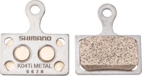 Klocki hamulcowe tarczowe Shimano K04TI Metalic Klocki hamulcowe tarczowe Shimano
