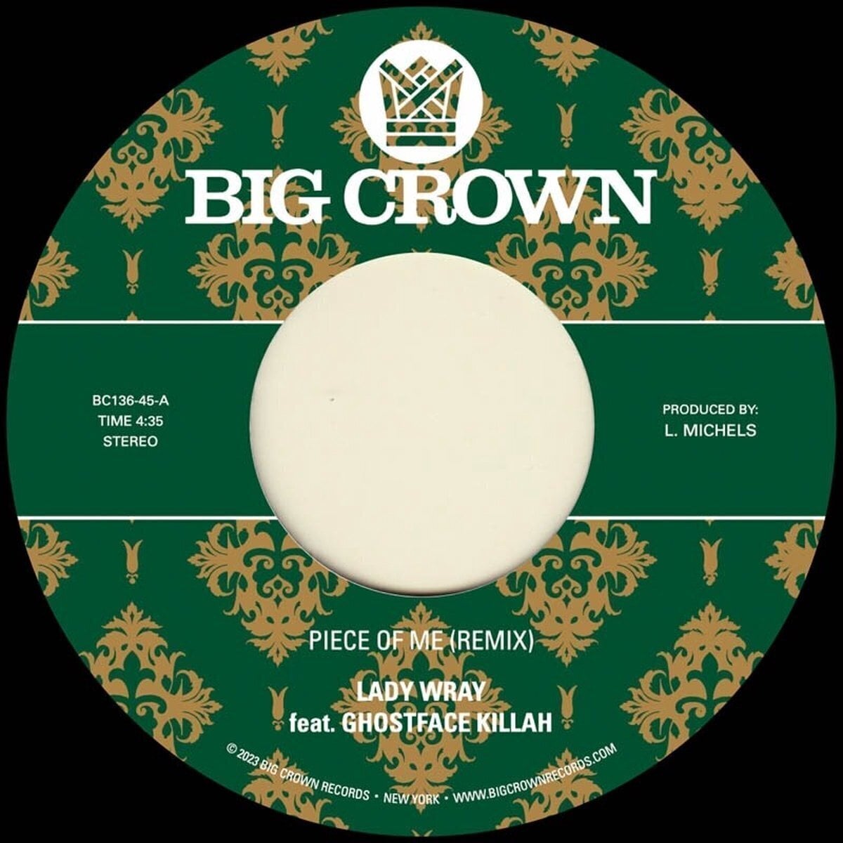 Vinilinė plokštelė Lady Wray - Piece Of Me / Joy & Pain (7")