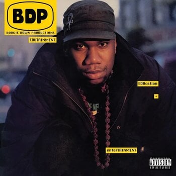 Schallplatte Boogie Down Productions - Edutainment (Limited Edition) (Black Opaque & Canary Yellow Splatter Obi Coloured) (2 LP) - 1