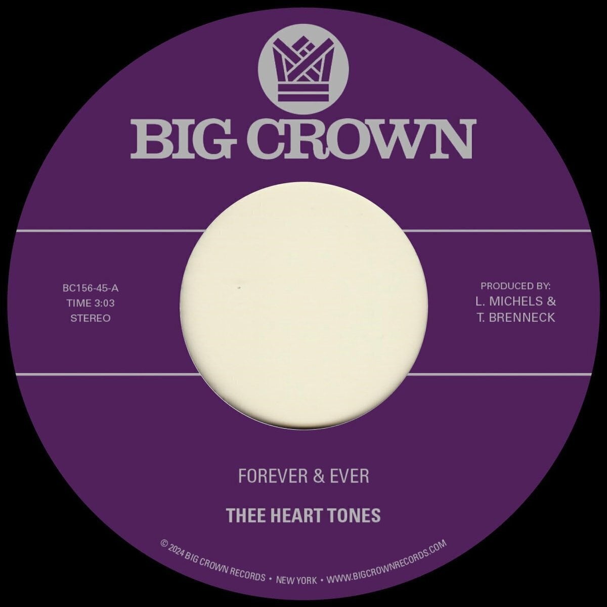 Hanglemez Thee Heart Tones - Forever & Ever / Sabor A Mi (7")