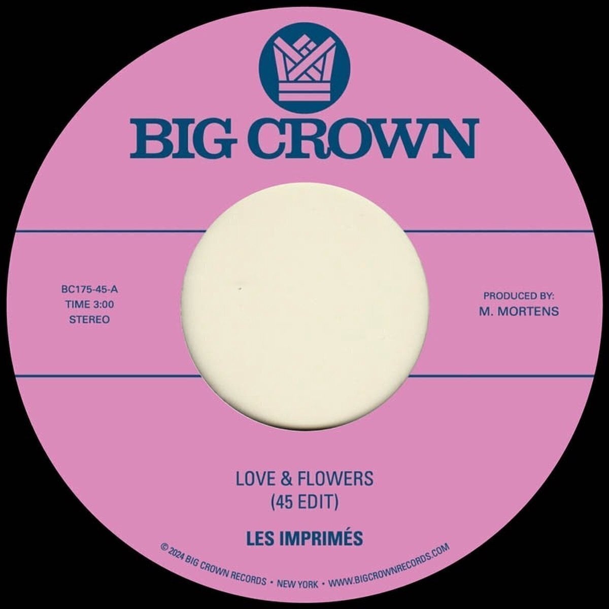 Грамофонна плоча Les Imprimés - Love & Flowers (7")