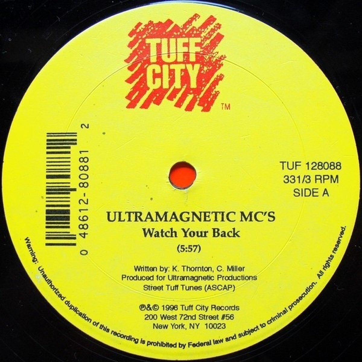 Vinilinė plokštelė Ultramagnetic MC's - Watch Your Back (LP)
