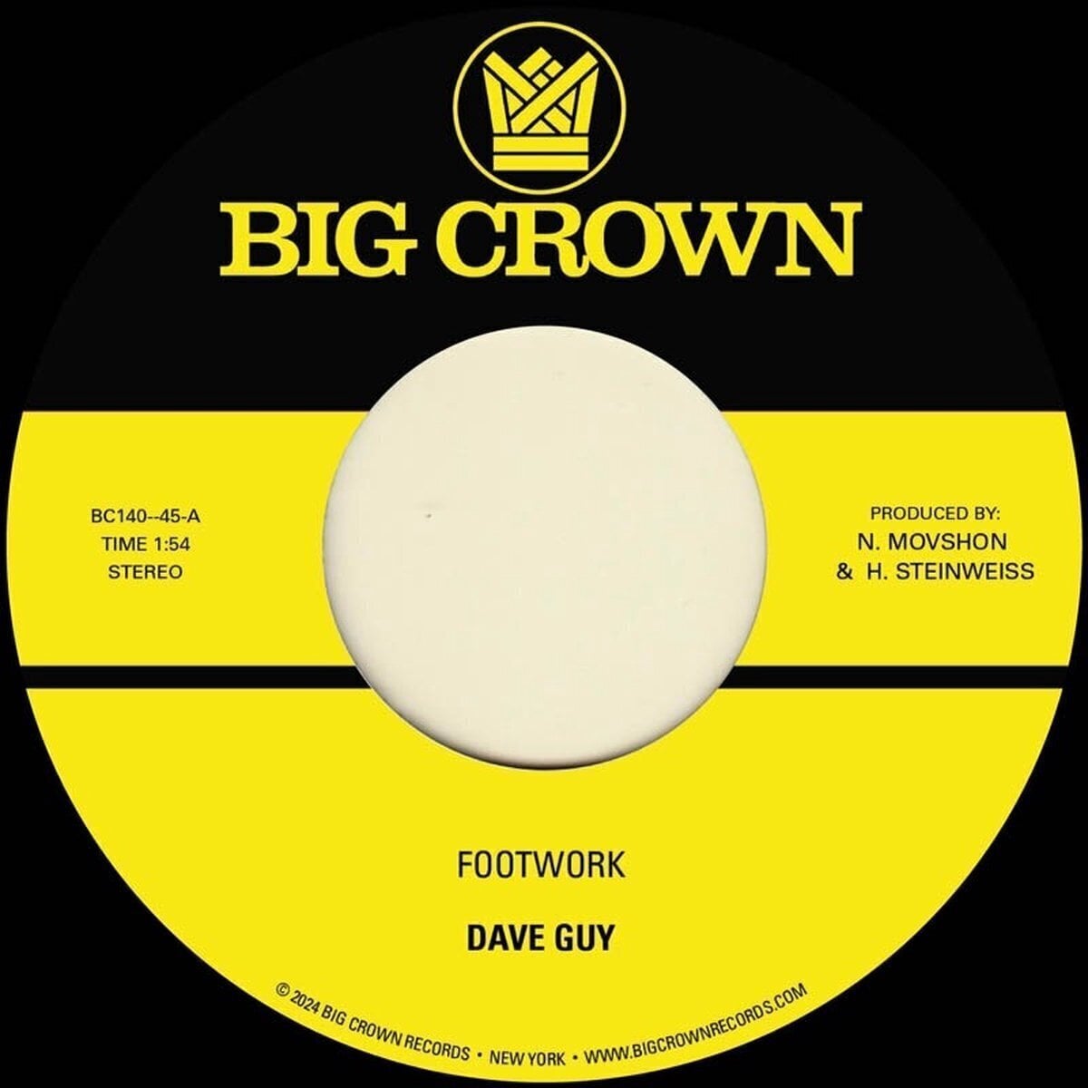 Грамофонна плоча Dave Guy - Footwork / Morning Glory (7")