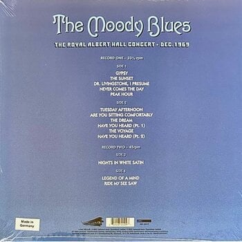 Vinyl Record The Moody Blues - The Royal Albert Hall Concert - Dec. 1969 (Stereo Mix) (2 LP) - 1