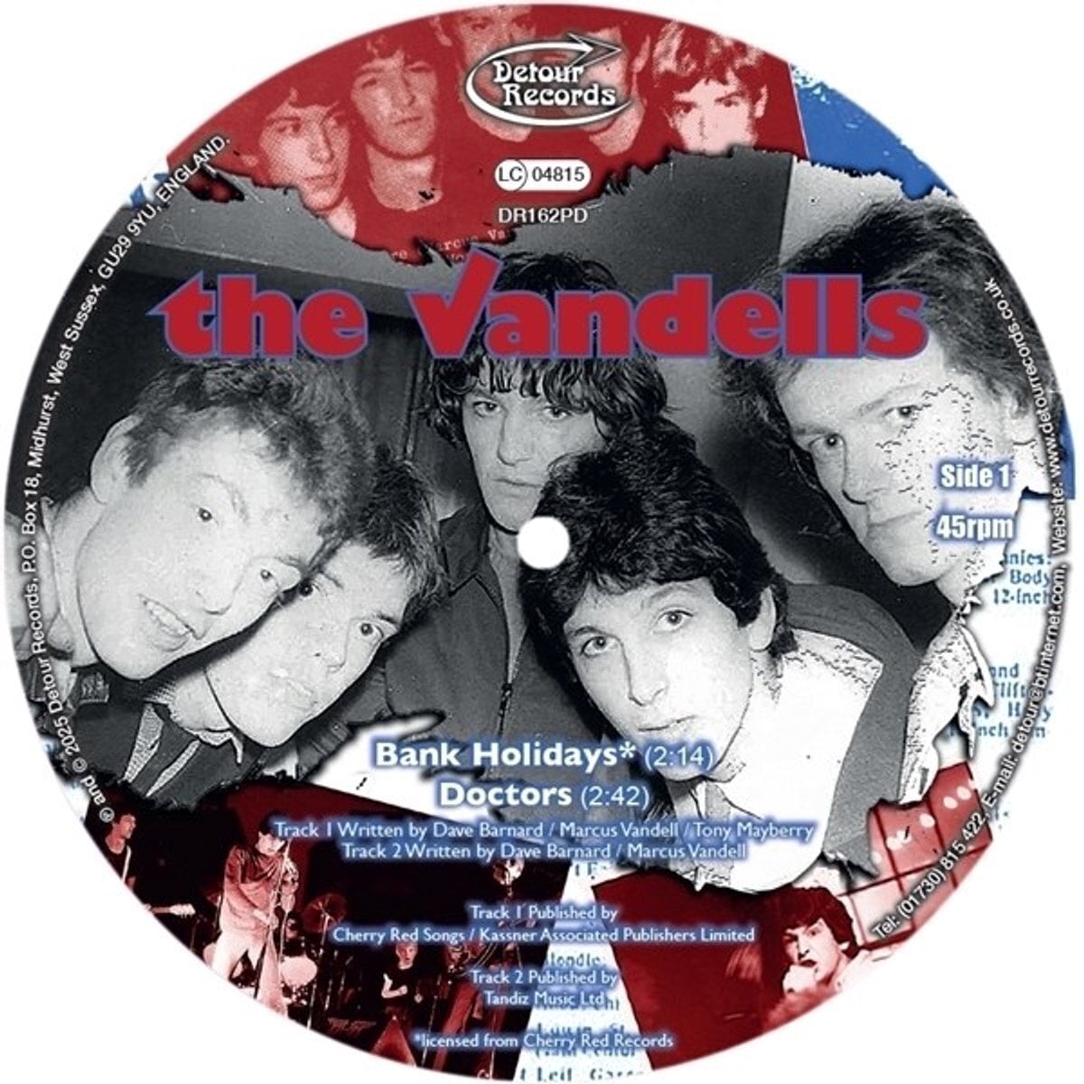 Hanglemez The Vandells - Bank Holidays EP (Picture Disc) (EP)
