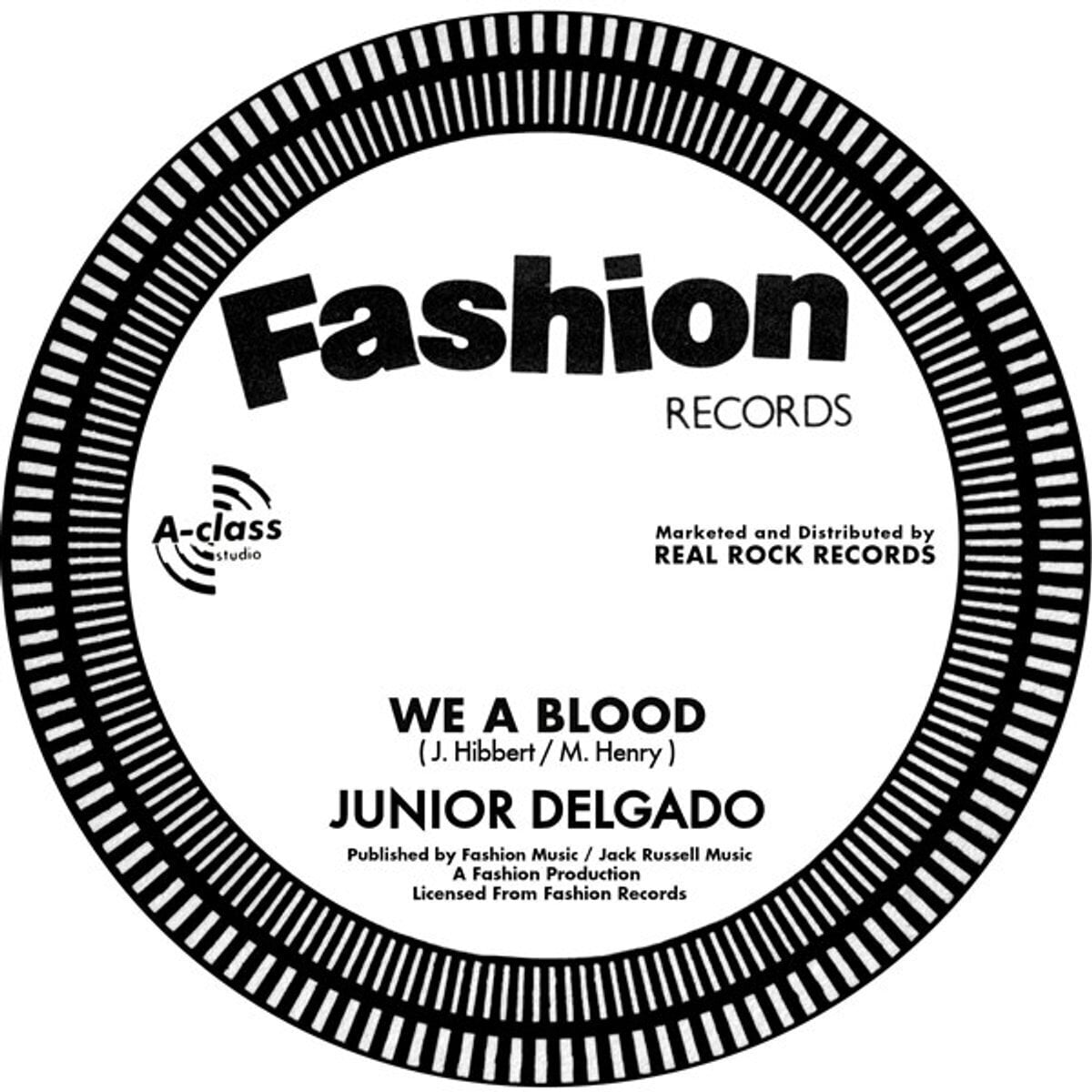 Hanglemez Junior Delgado - We A Blood (7")
