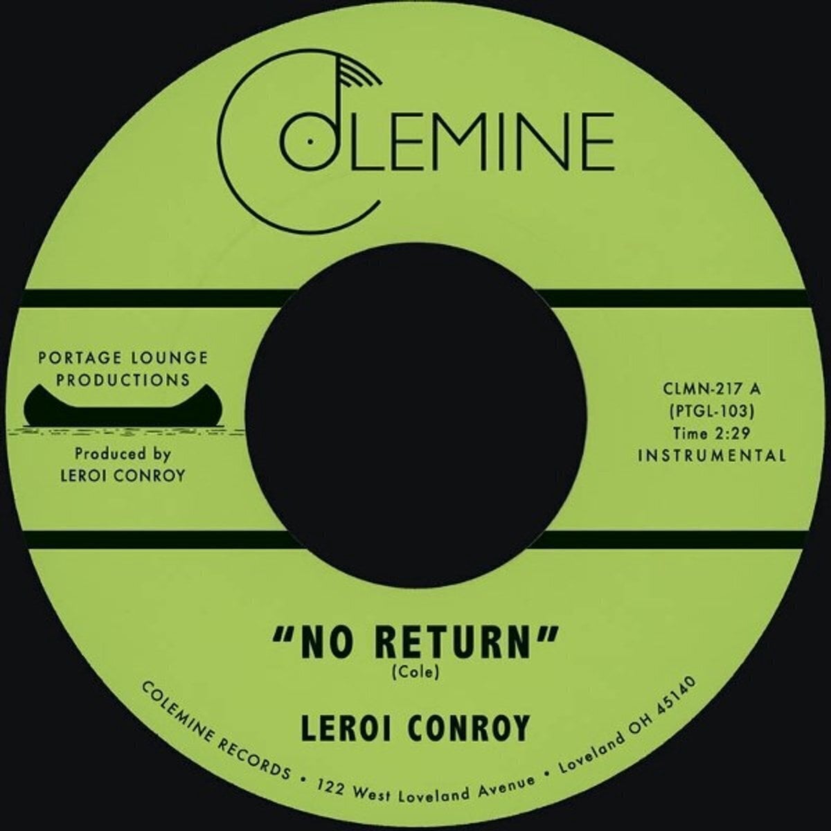 Hanglemez Leroi Conroy - No Return / Path Of Man (7")
