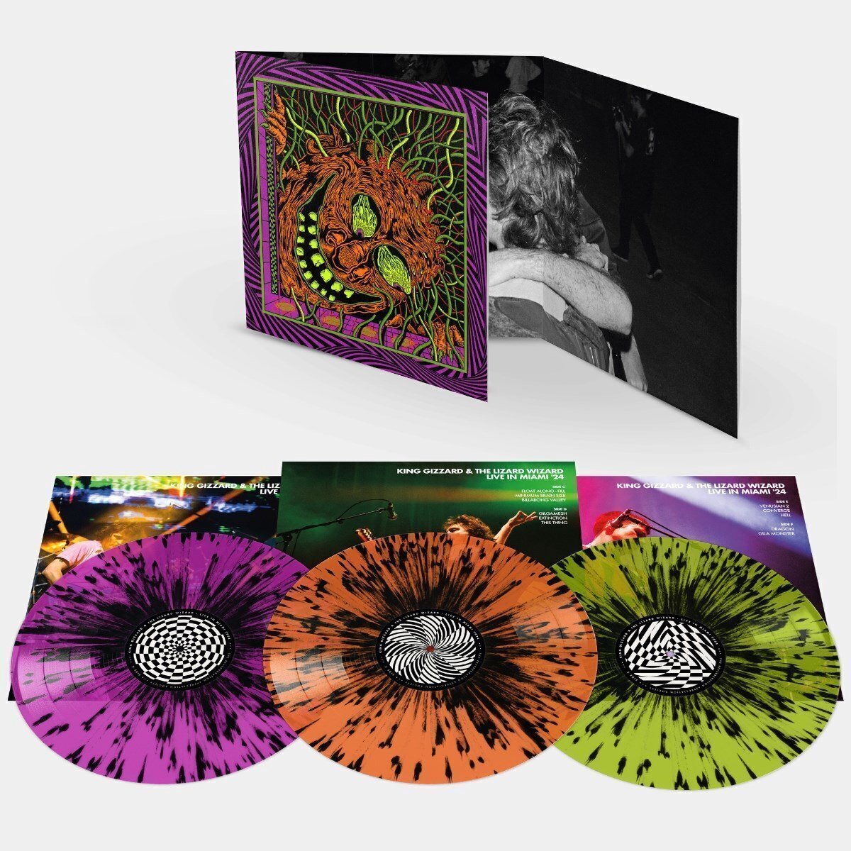LP King Gizzard And The Lizard Wizard - Live In Miami '24 (Limited Edition) (3 LP)