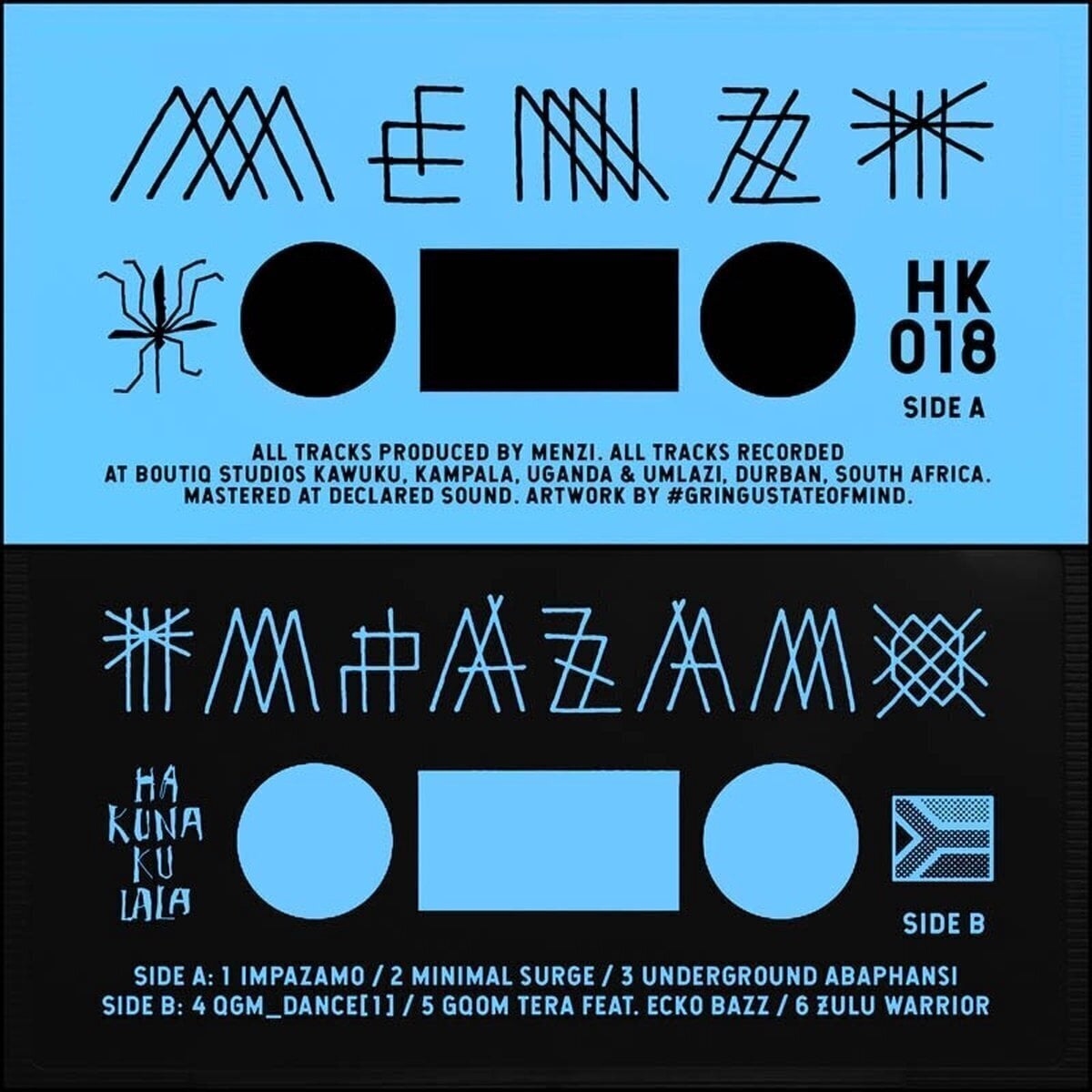 Disque vinyle Menzi - Impazamo (Limited Edition) (EP)