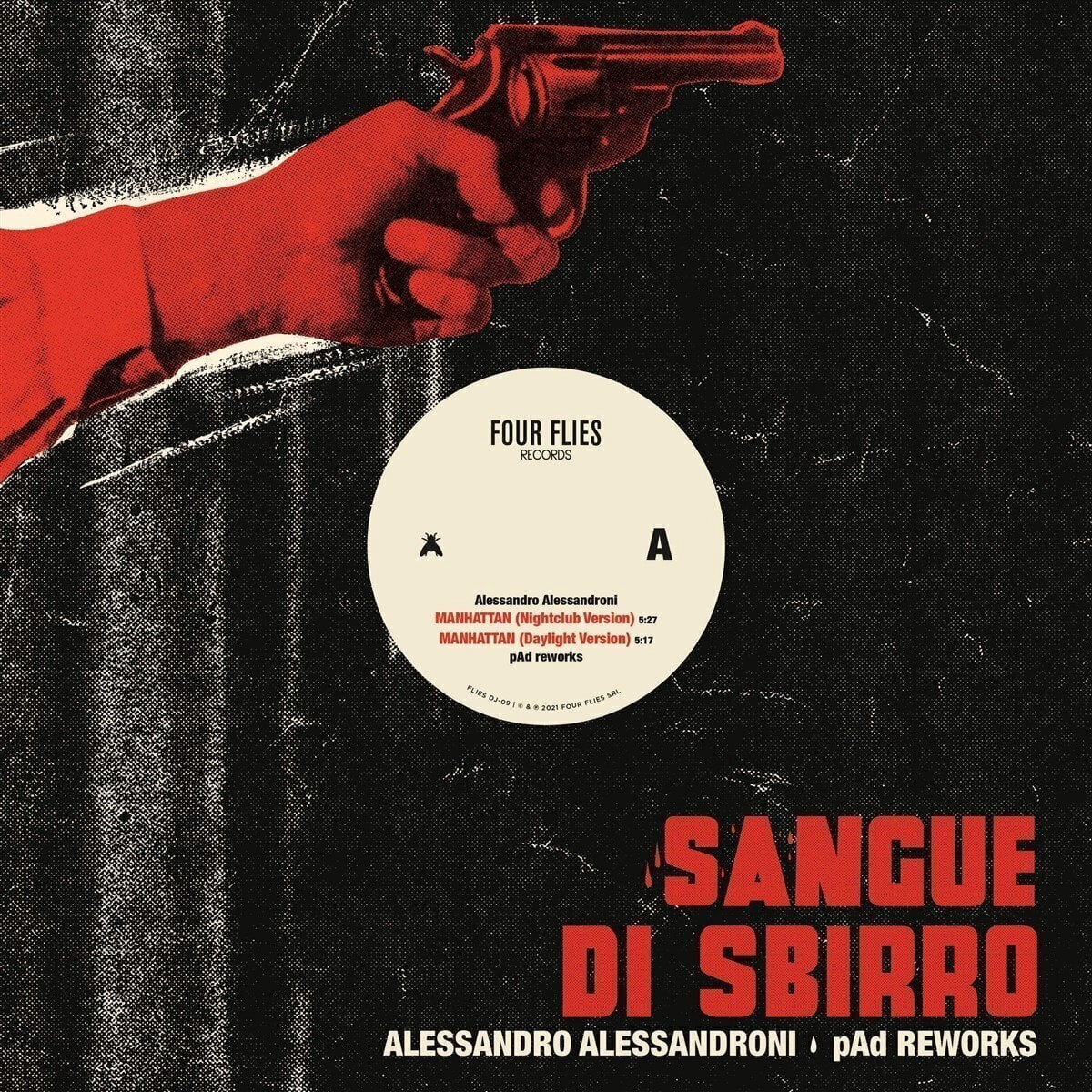 Vinyl Record Alessandro Alessandroni & pAd - Sangue Di Sbirro | pAd Reworks (LP)