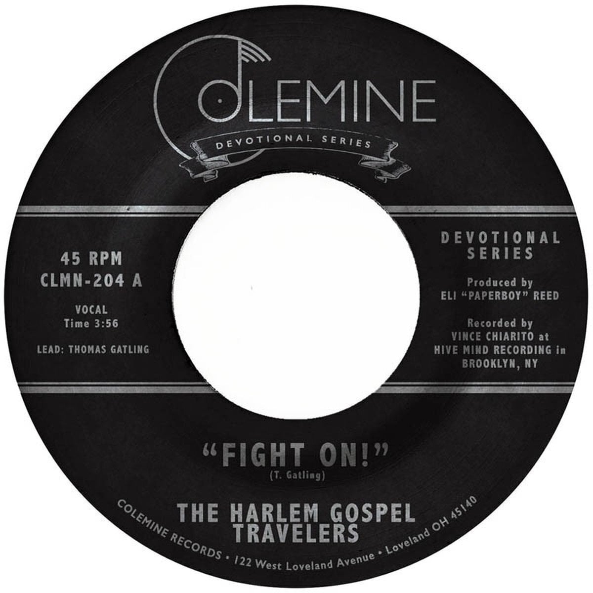 Schallplatte The Harlem Gospel Travelers - Fight On! (Limited Edition) (Clear Coloured) (7")