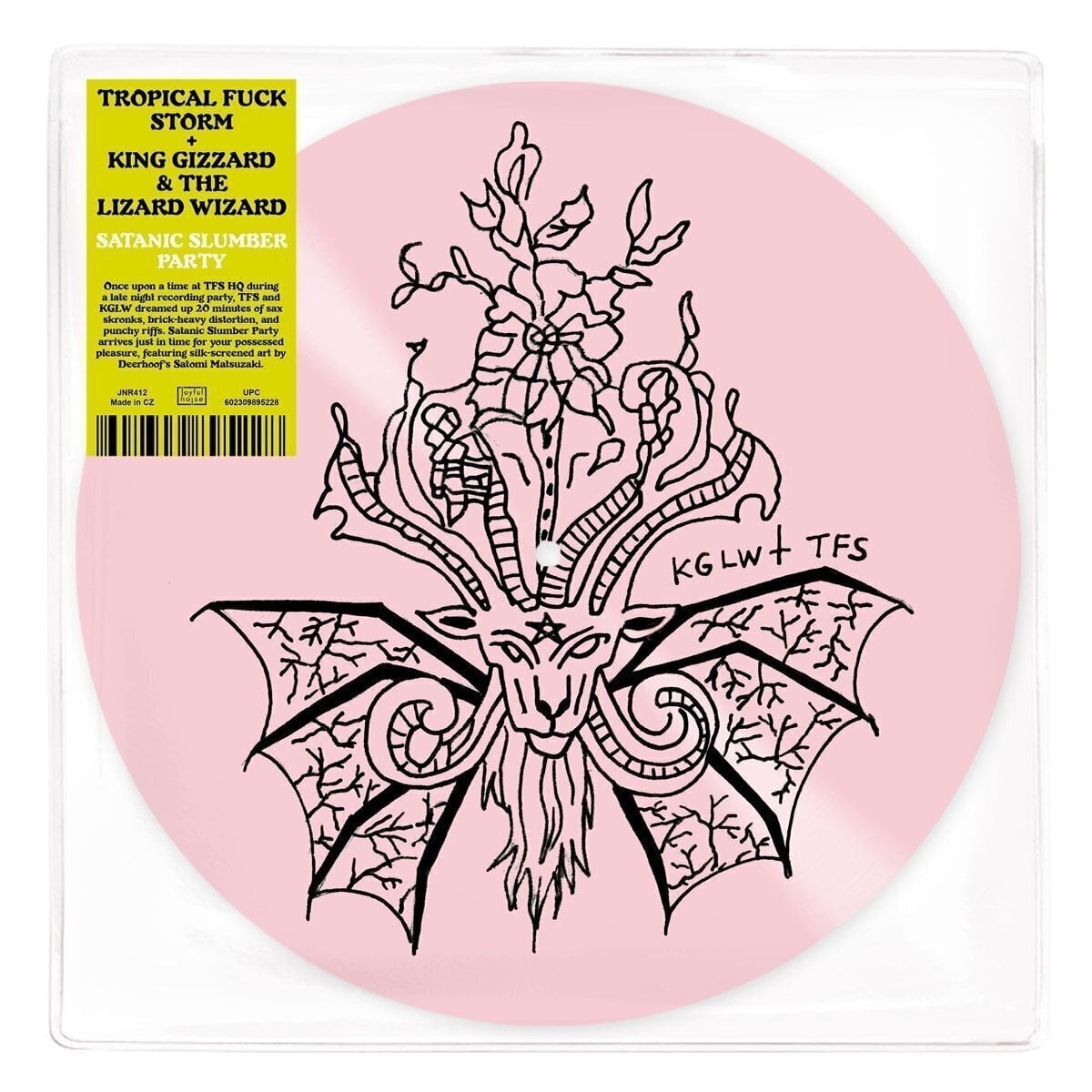 Schallplatte Tropical Fuck Storm & King Gizzard And The Lizard Wizard - Satanic Slumber Party (Limited Edition) (Pink Coloured) (LP)