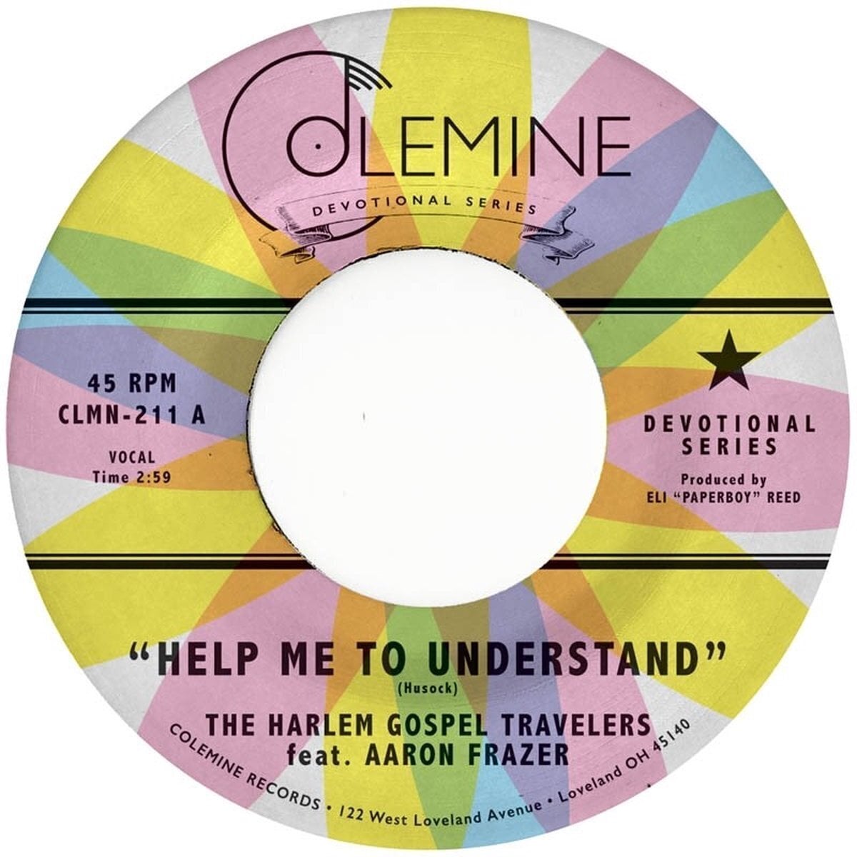 Schallplatte The Harlem Gospel Travelers & Aaron Frazer - Help Me To Understand (7")