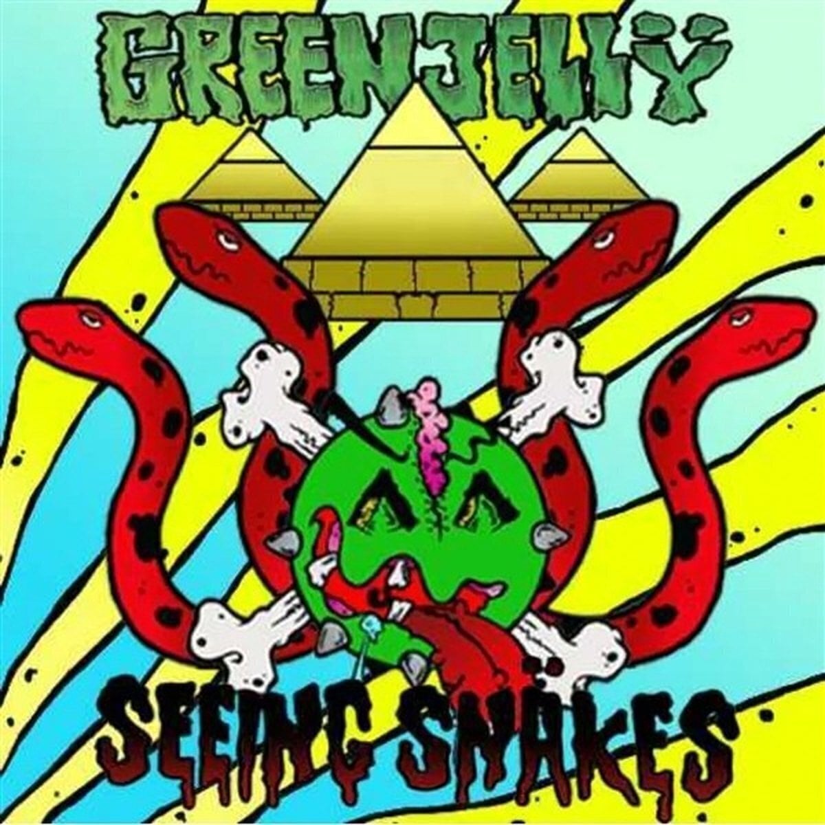 Schallplatte Green Jelly & Seeing Snakes - Green Jellÿ/Seeing Snakes Split (LP)